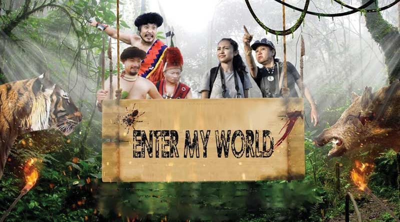 Screenshot from the musical film Enter My World