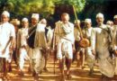 Gandhiji at the Salt March of 1930