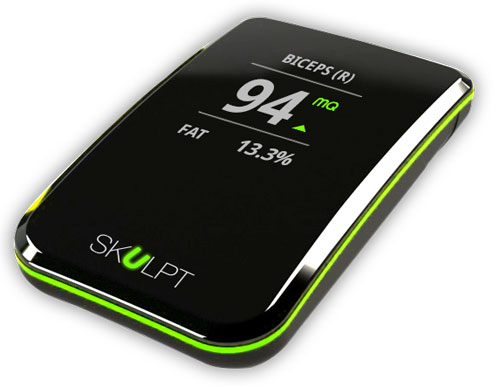 Skulpt's Aim device measures muscle quality