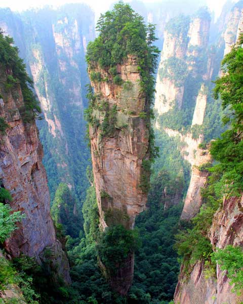 Tianzi Mountains of China