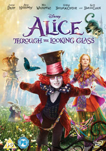 Alice Through The Looking Glass DVD cover