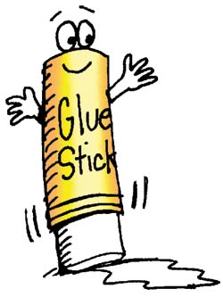 Cartoon glue stick
