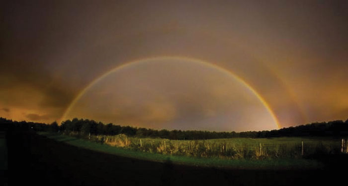 Moonbow over North Yorkshire