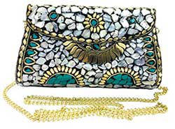 Clutch with Indian style work