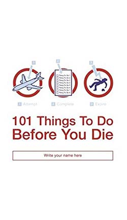 Cover of 101 Things To Do Before You Die by Richard Horne
