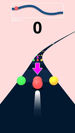 Color Road game screenshot