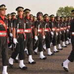 Cadets marching at the National Defence Academy